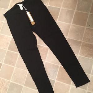 LC Lauren Conrad Medium Black Knit Leggings - NWT